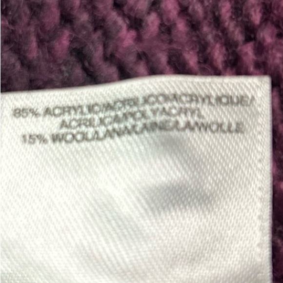 Jones New York Cardigan Sweater Women’s Medium Black Purple Whimsigoth Goth - Picture 8 of 11